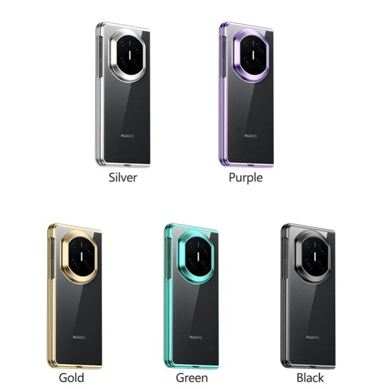 For Huawei Mate X7 X6 Ultra Thin Electroplated Transparent Case For Huawei Mate X 7 Hard PC Shockproof Phone Cover