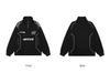Unisex Retro Racing Half-Zip Sweatshirt - Spring/Autumn Fashion Motorcycle Jacket