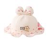 Baby Girl Autumn Spring Thickened Bucket Hat Cute Warm Adjustable Fisherman Hat For Infants Toddler Sun Protection Cap