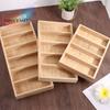 Custodia in Legno per Occhiali a 4/5/6 Scomparti Scatola per Occhiali Portamonocoli Scatola per Occhiali da Sole Griglie Organizer per Gioielli Scatola Espositore per Gioielli Multipli