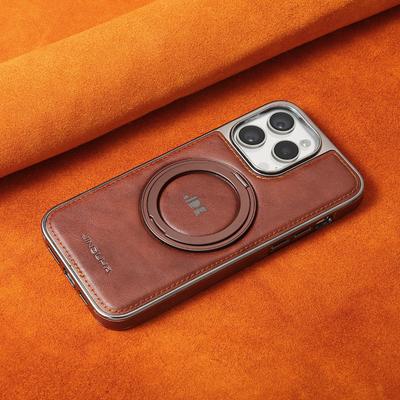 Suitable for Apple 14ProMax Phone Case Stand, Magnetic Attraction 15iphone Full Cover Rotating 13/12 Anti-drop Case