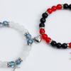 TEMU Hot Sale, Spider Sun Crescent Moon Love Couple Bracelet, Crystal Beaded Magnet Suction Bracelet