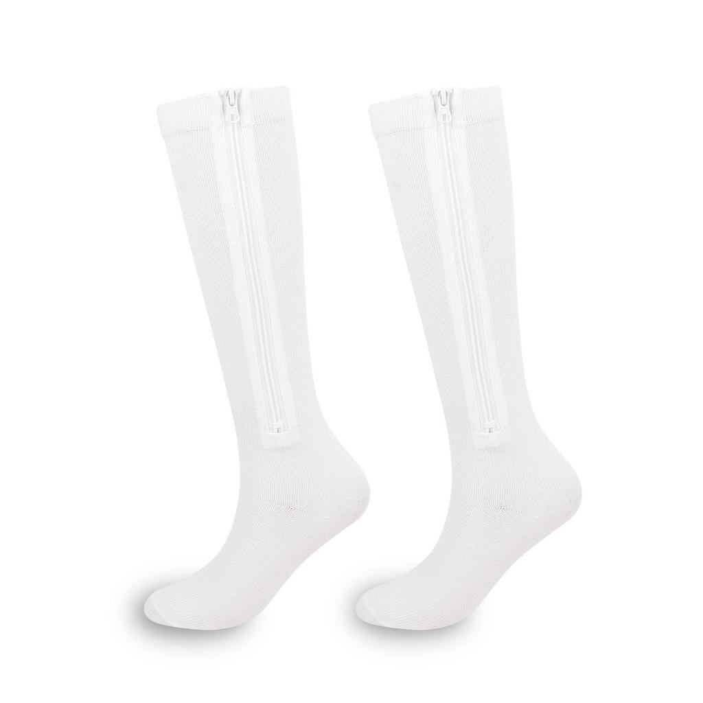 Zipper Compression Running Socks: Cross-Border Sports, Calf Support