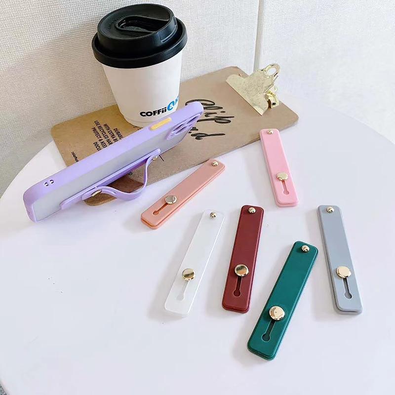 Universal Silicone Wristband Phone Holder Finger Ring Phone Hand Band Bracket Push Pull Grip Phone Stand Sticker Phone Holder