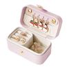 Jewelry Organizer Storage Case With Leather Material For Travel And Gift Use