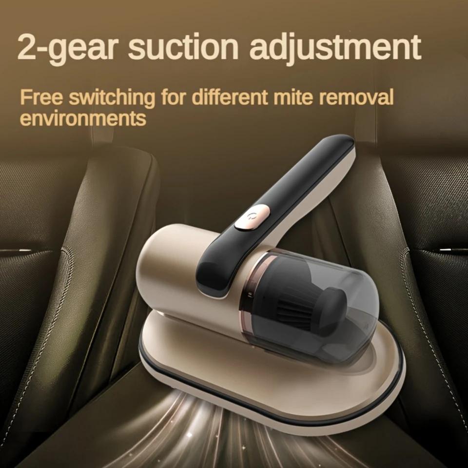 Household Mattress Vacuum Cleaner Ultraviolet Sterilization Machine Small Handheld Wireless Mite Remover USB Charging Portable