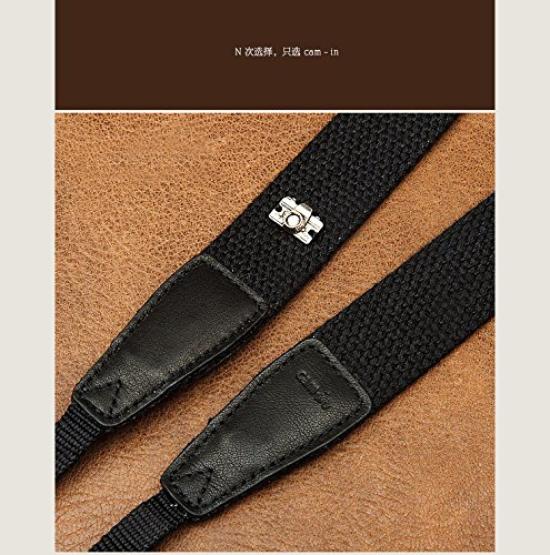 Camera Series Universal Cam-in Strap, Non-Slip GCS204, Fit, A9408, 25mm, Brown, Cotton, CAM1226A-1