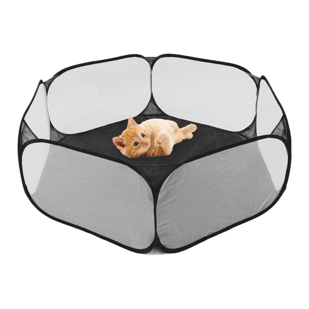 Small Animals Tent Foldable Breathable Interactive Easy Access Portable Small Pet Playpen for Pets
