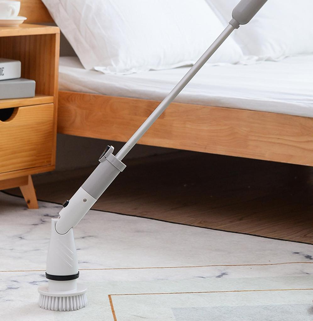 Digital Land Cleaning Brush Bathroom Cleaning Cordless Polisher Long Brush USB Rechargeable DL-230817