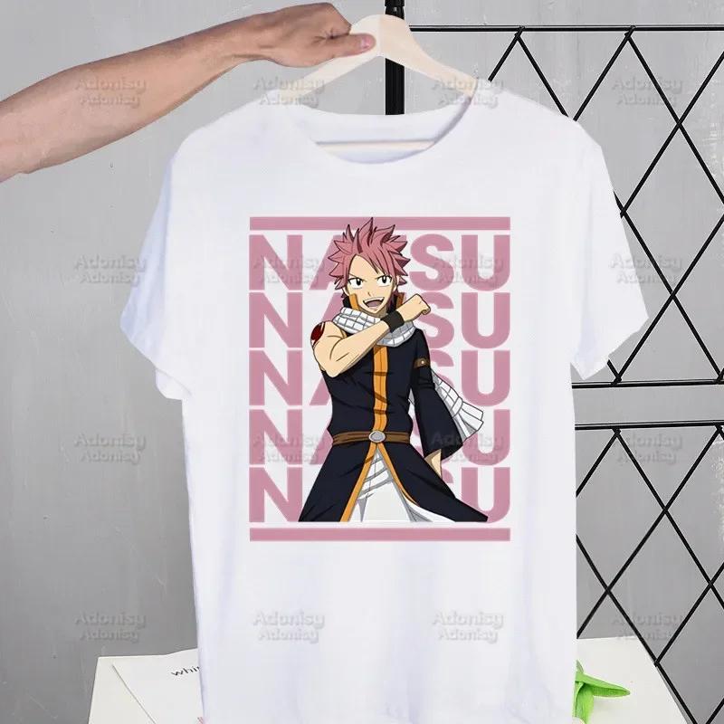 Fairy Tail Guild Men's T-shirts Funny Hip Hop Summer Women Men Tshirts Ulzzang Harajuku Cartoon Anime Natsu Zodiac T-Shirt Shirt