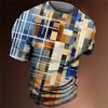 Sommer Männer T-Shirt T-stück Tribal Print Vintage Tops O Hals Urlaub Harajuku Shirt Kurzarm Casual Männlich Lustige Kleidung Camiseta