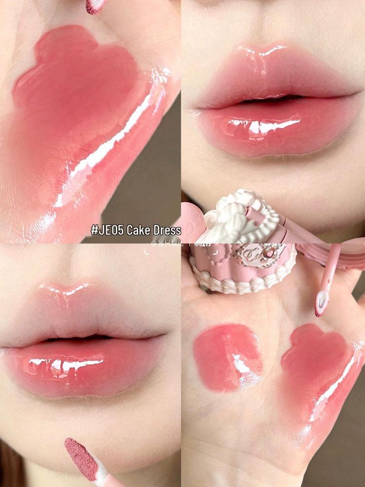 Sweetheart kleiner Bär Film-bildendes Lippen-Gelee-Glasur-Set - Erfrischender, nicht klebriger Glanz für sofortige Glas-ähnliche Lippen.