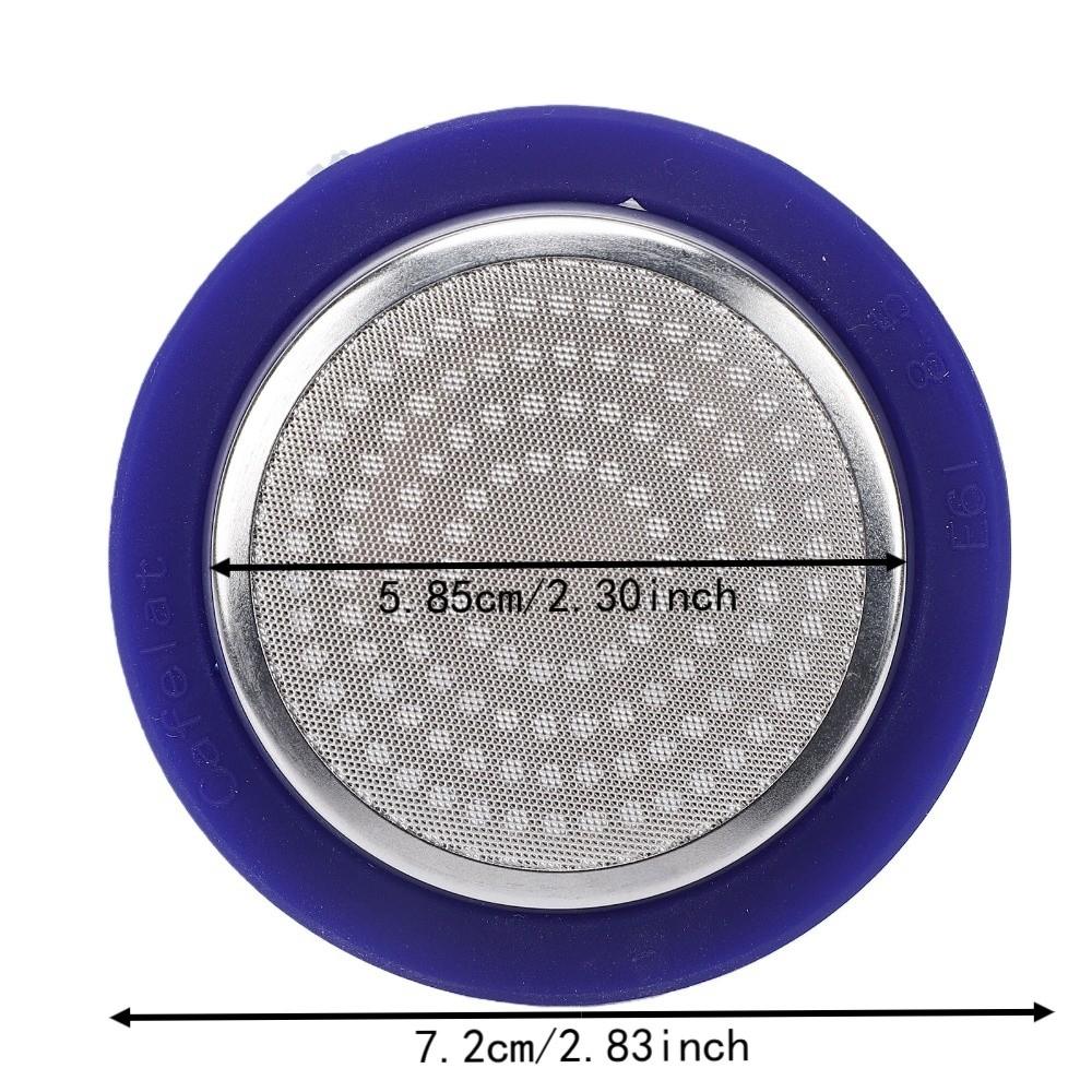 2PCS Stainless Steel+Silicone Shower Screen Steam Ring for E61/Faema/Rocket For E61 Coffee Machines
