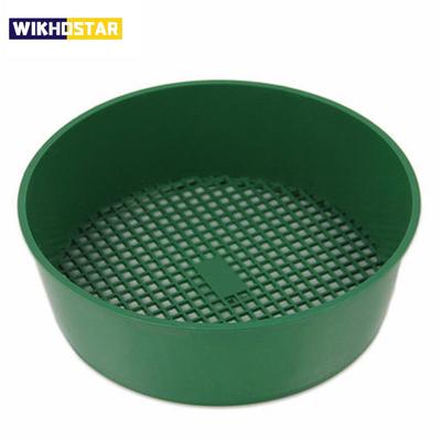 Plastic Garden Sieve Riddle Green For Composy Soil Stone Mesh Gardening Tool For Filtrate Cultivation Soil In Flower Pots