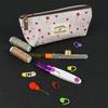 KX4B Aluminum Alloy Crochet Hooks Kits for Beginner Adult, Ergonomic Grip Crochet Needle with Smooth Tip Crochet Hooks Sets