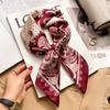 Silk scarf women's neck new scarf with coat 70 small square scarf scarf mother high-end scarf