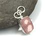 Natural Rhodochrosite Gemstone 925 Sterling Silver Jewelry  Pendant 1.37" AJP-221
