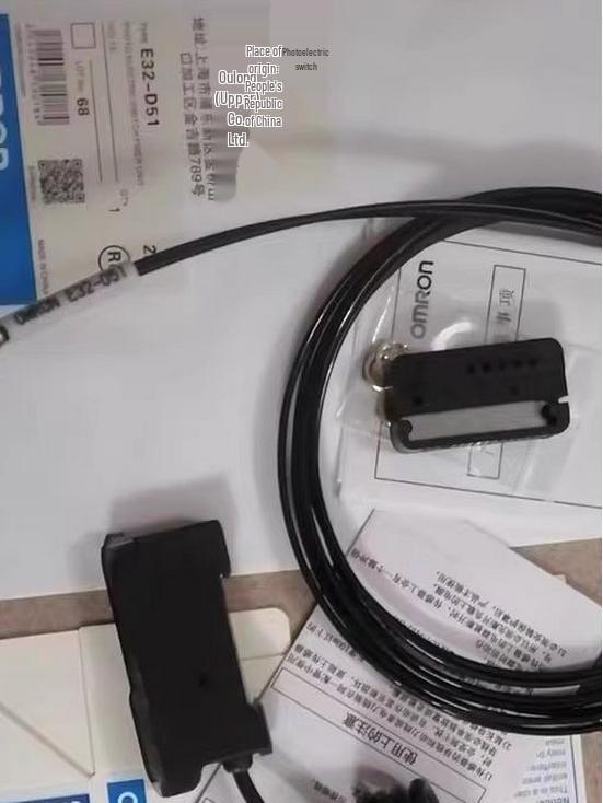 E32-T14 Side-Facing Through-Beam Fiber Optic Sensor Probe - E32-G14 Grooved Type