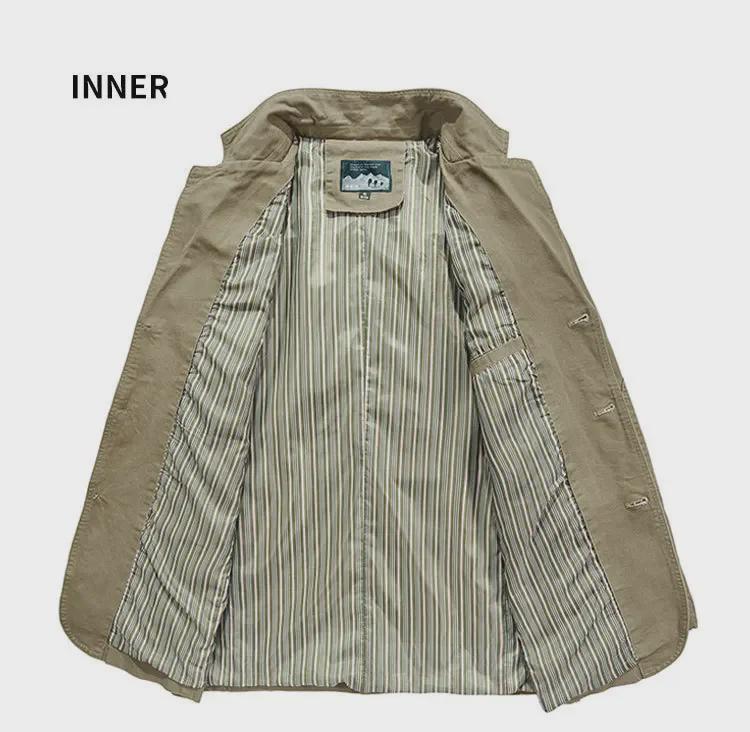 Cross-Border Special Edition Men's Cotton Casual Suit Jacket, Large Size (Spring/Autumn) 817