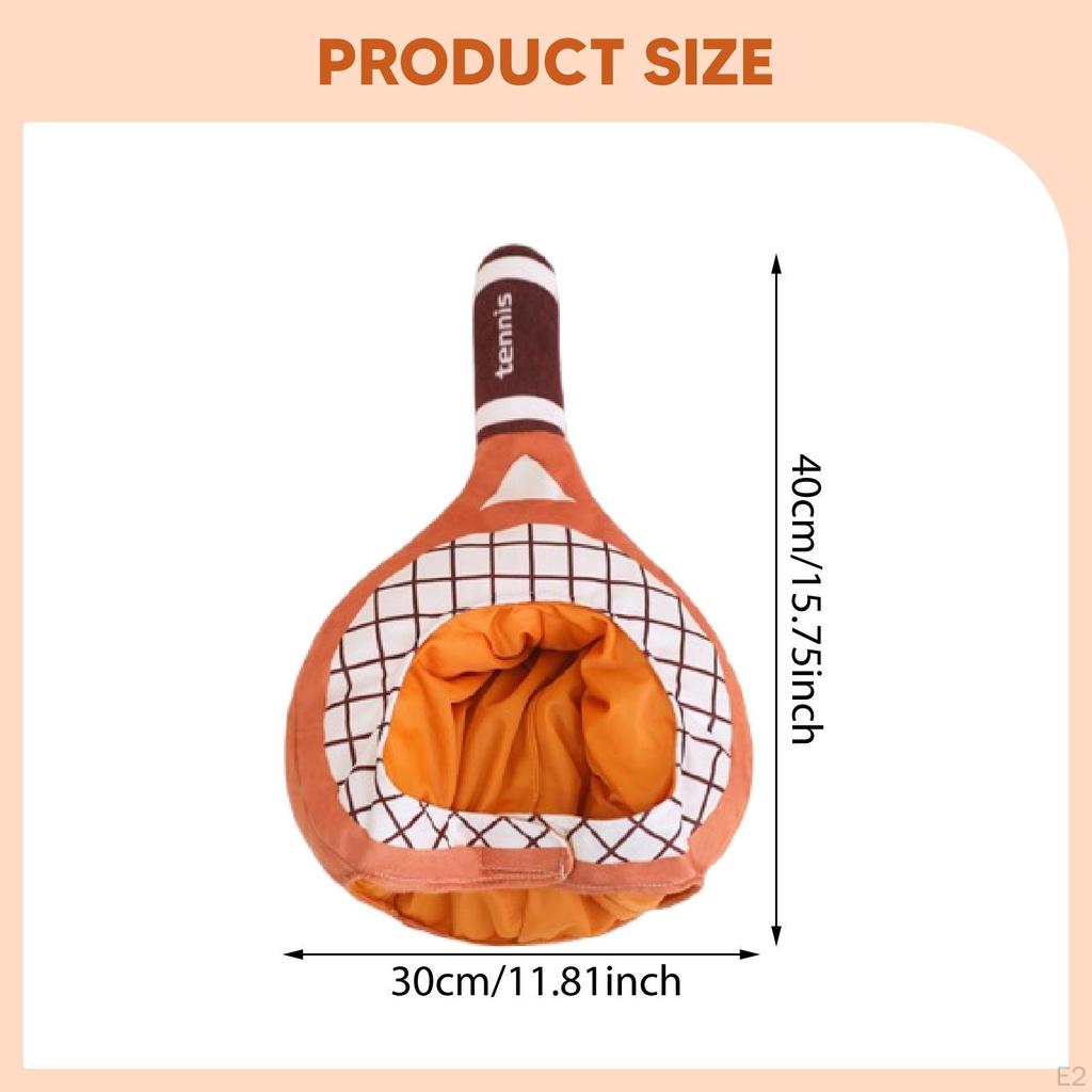 Tennis Racket Costume Hat Fun Headpiece for Role Play Birthday Cosplay Carnival