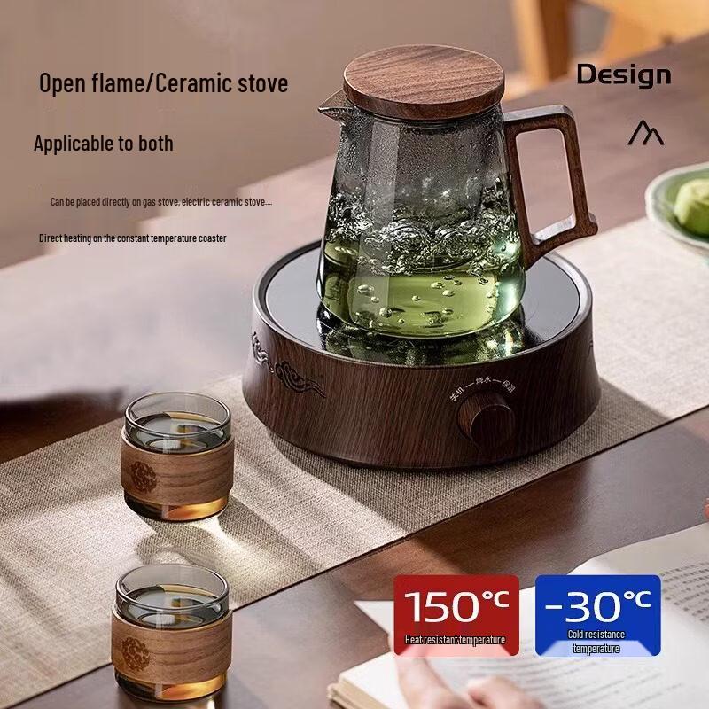 ZISIZ Large Capacity Glass Teapot