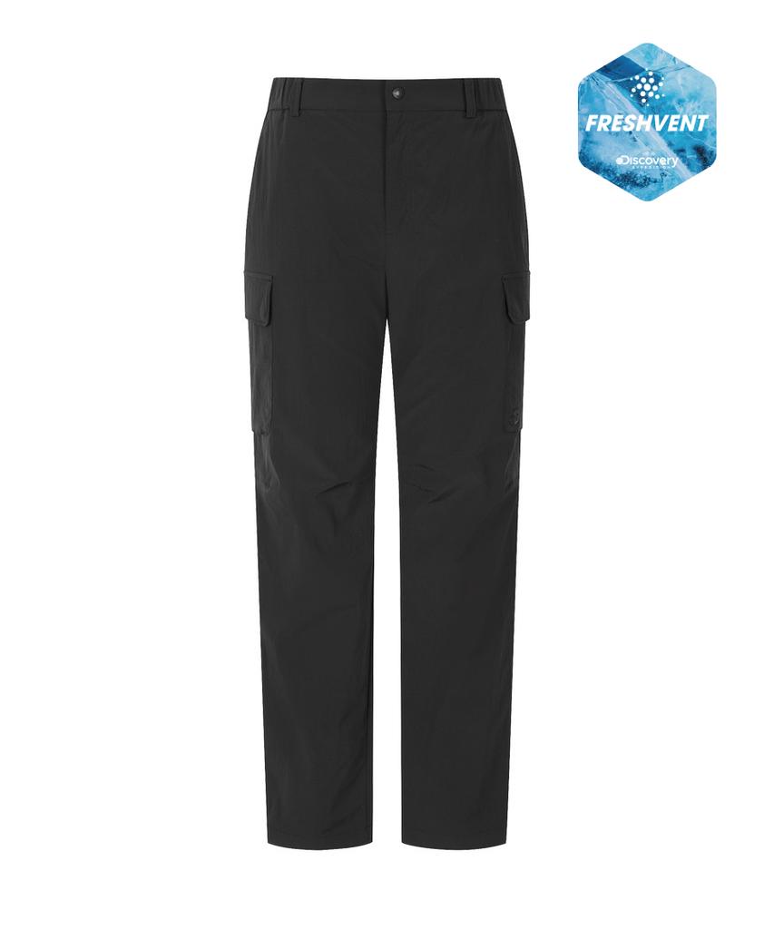 DISCOVERY EXPEDITION Freshvent Men'S Tapered Cargo Pants (Black)