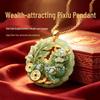Pixiu Wealth-Attracting Enamel Pendant Necklace - Light Luxury, High-End Clavicle Chain with Niche Design