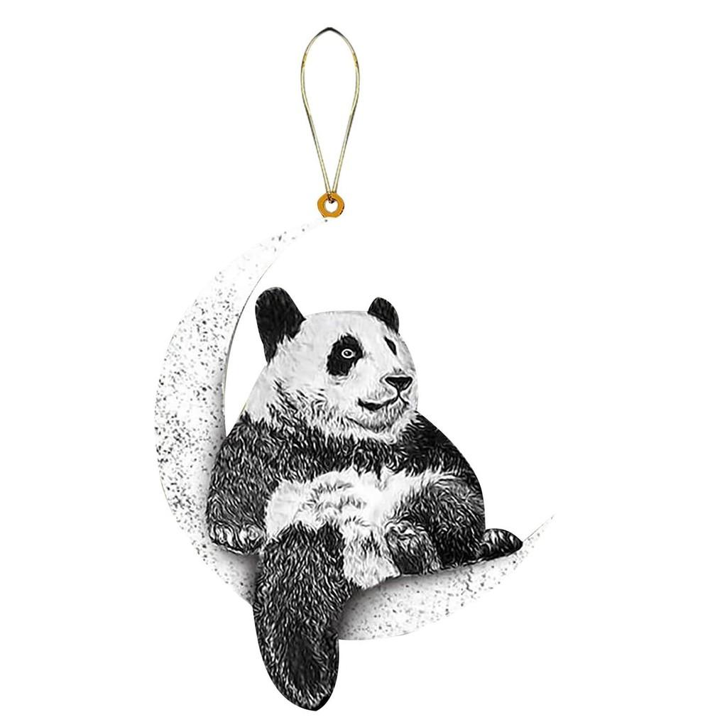 

Игривые акриловые украшения с животными для рождественской елки и креативных витрин 6