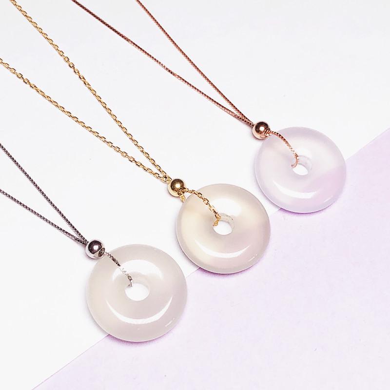 

Регулируемое колье из стерлингового серебра 925 пробы с бусинами из камня мира и удлиненной коробчатой цепочкой крестиком. Gold O Type 45cm + 4mm Bead