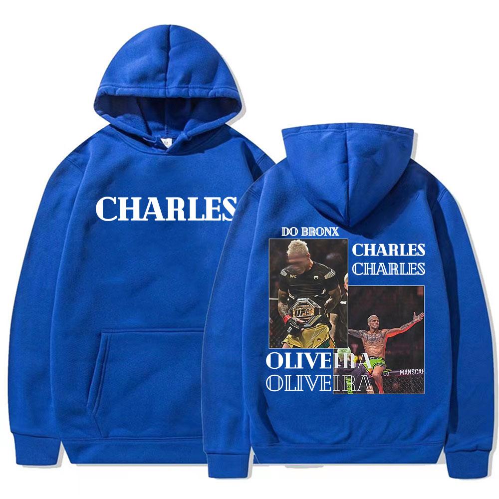 Charles Oliveira Do Bronx Fan Gift Vintage Graphic Hoodie Men Women Fashion Gothic Oversized Hooded Sweatshirt