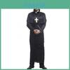 Elegant Cos Halloween Costume For Adults Luxurious Priest Robe Perfect For Parties