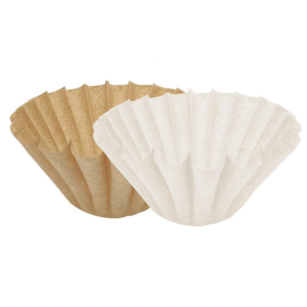 50pcs Coffee Powder Cup 155/45 Cake Cup Shape Coffee Filter Paper Pour Over Filtration Bag for Home