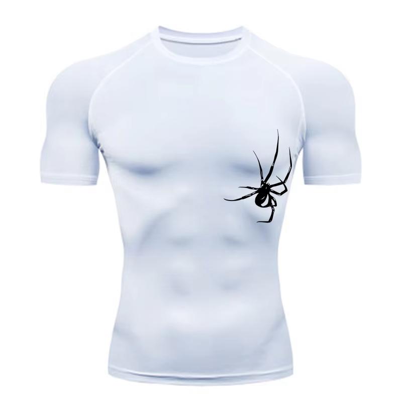 Men's T-shirt Men Running Sport T Shirt Men Compression Fitness Tops Tee Quick DryTight Training Gym Sport Running Shirts