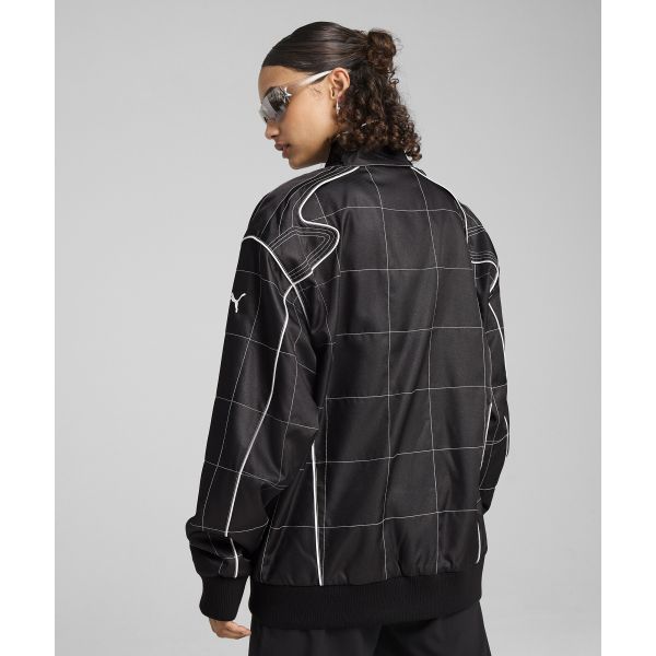 Puma Archive Afslappet FW24 Sæsonbestemt Racer Mode Komfortabel Alsidig Jakke Unisex Jakke Sort 629914-01