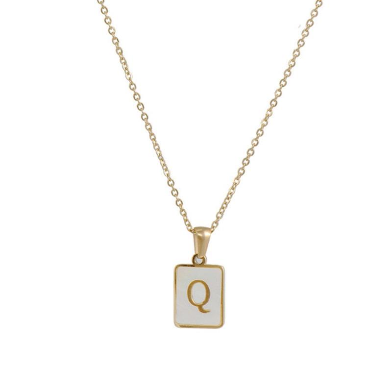 Pendant English Letters Chain Clavicle Necklace The Letter Necklace Accessories Creativity