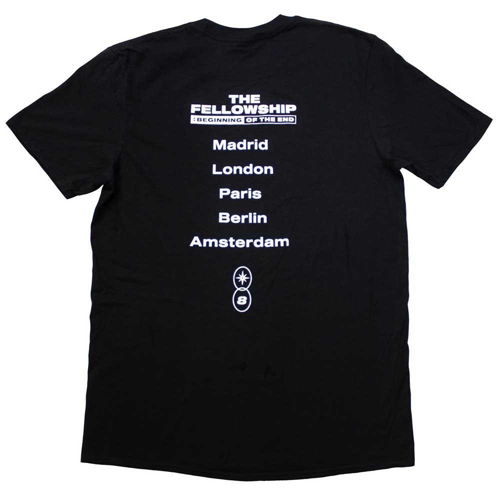 ATEEZ Fellowship Tour Euro Logo T Shirt Unisex T-Shirt XL