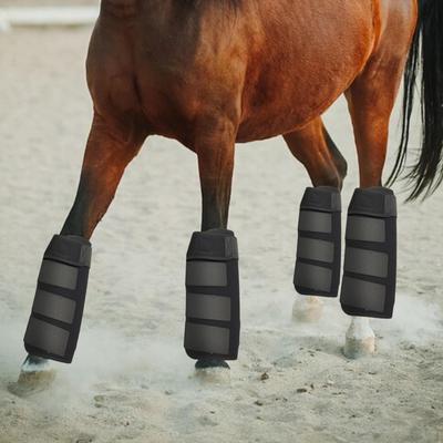 4 Piece Horse Boot Leg Protector Durable Breathable Comfortable Protection Set