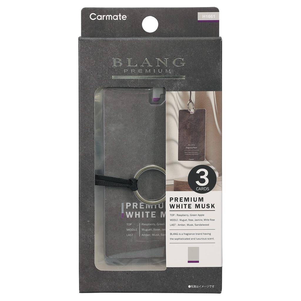 Carmate H1661 Car , Blang, Hanging, NL, Premium White Musk, Hanging, Pack of 3