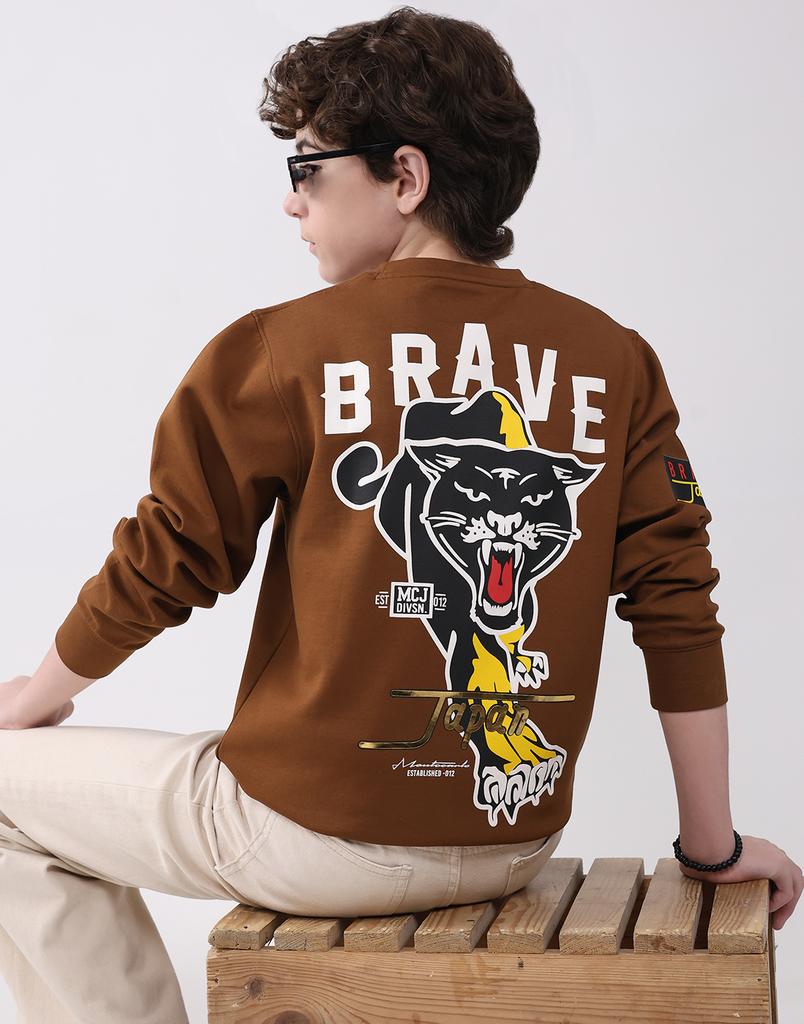 Monte Carlo Boys Round Neck Full Sleeve Sweatshirt