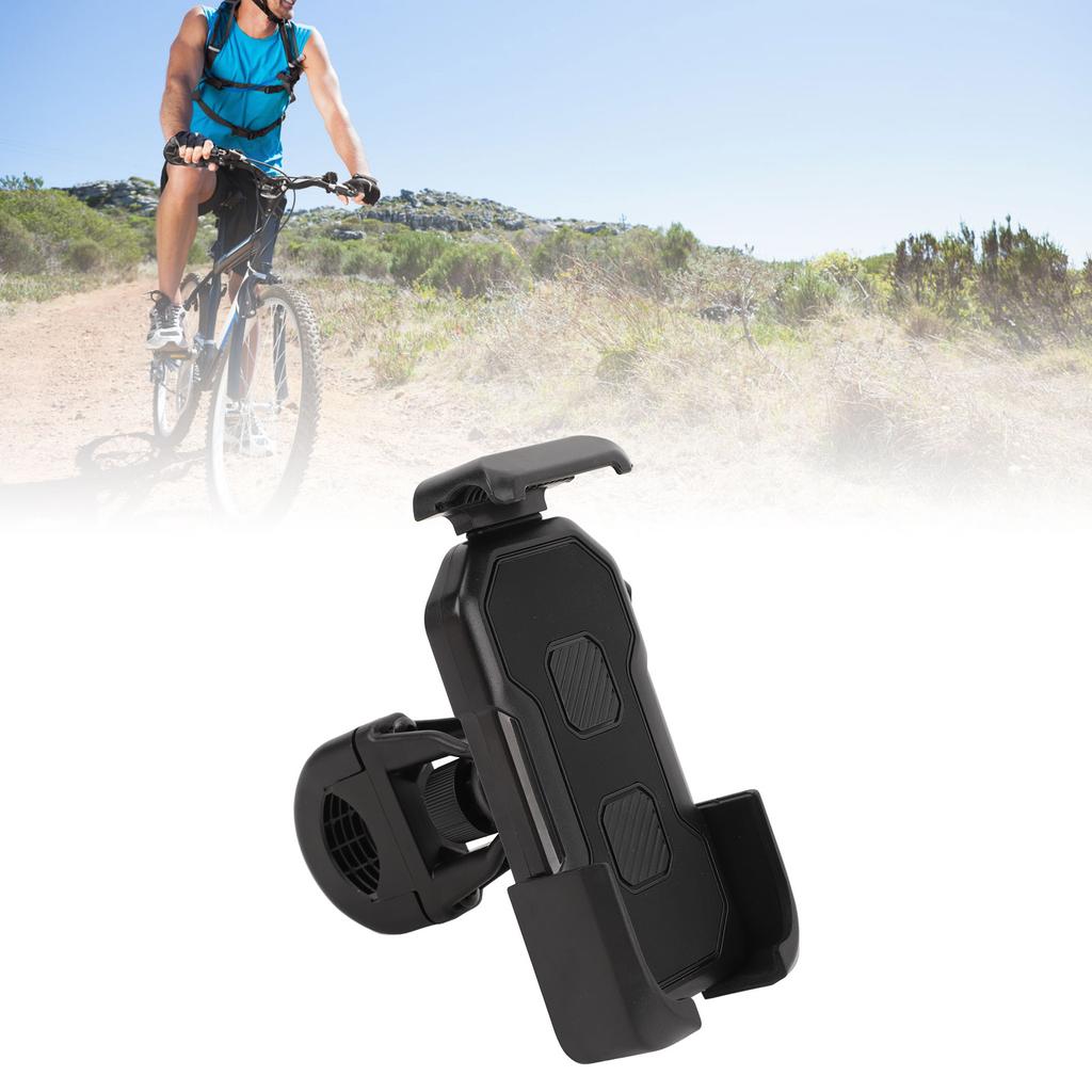 Bike Phone Mount ABS 3 Claw Shockproof Anti Slip Bike Cycling Cell Phone Clamp for Motorcycle Scooter