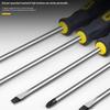 Industrial-Grade Magnetic Phillips & Slotted Screwdriver Set - Super Hard, Small Screwdriver Collection