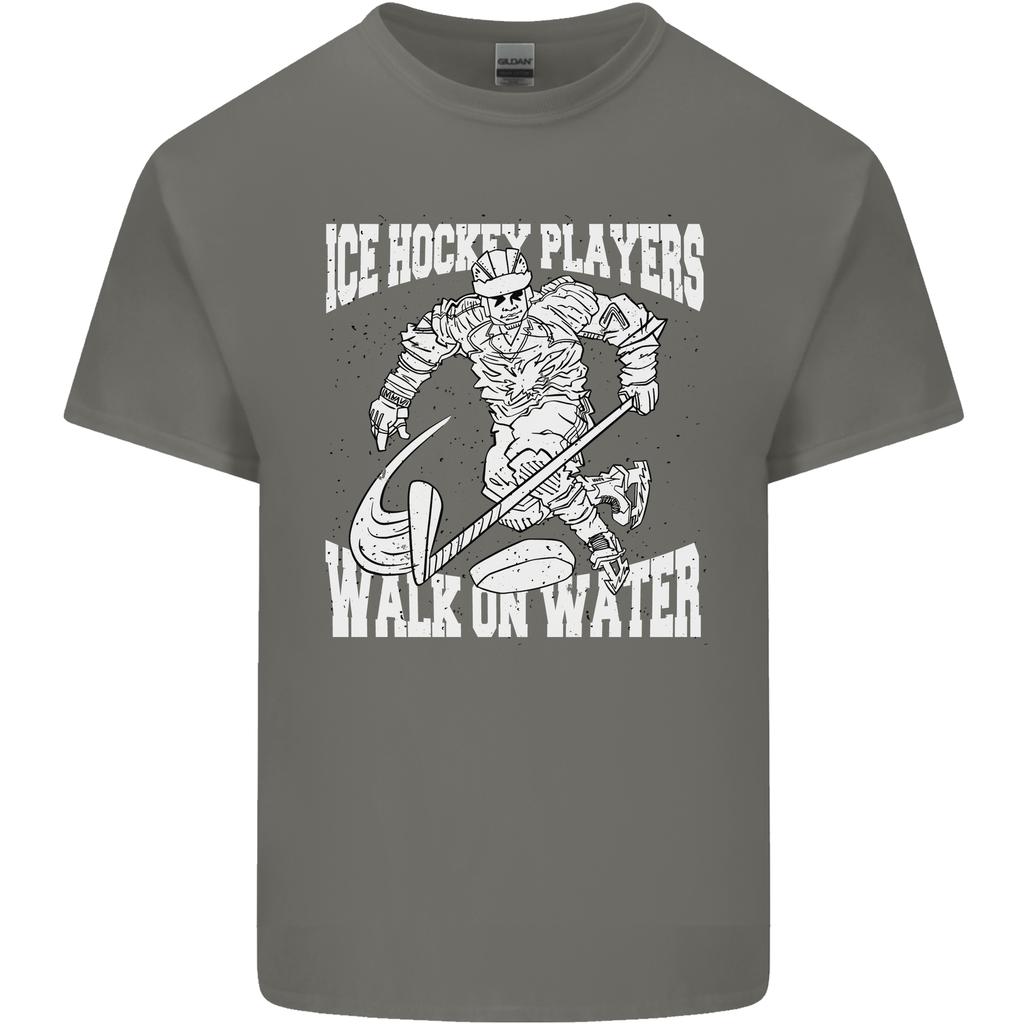 Ice Hockey Players Walk On Water Unisexs Light Cotton TShirt