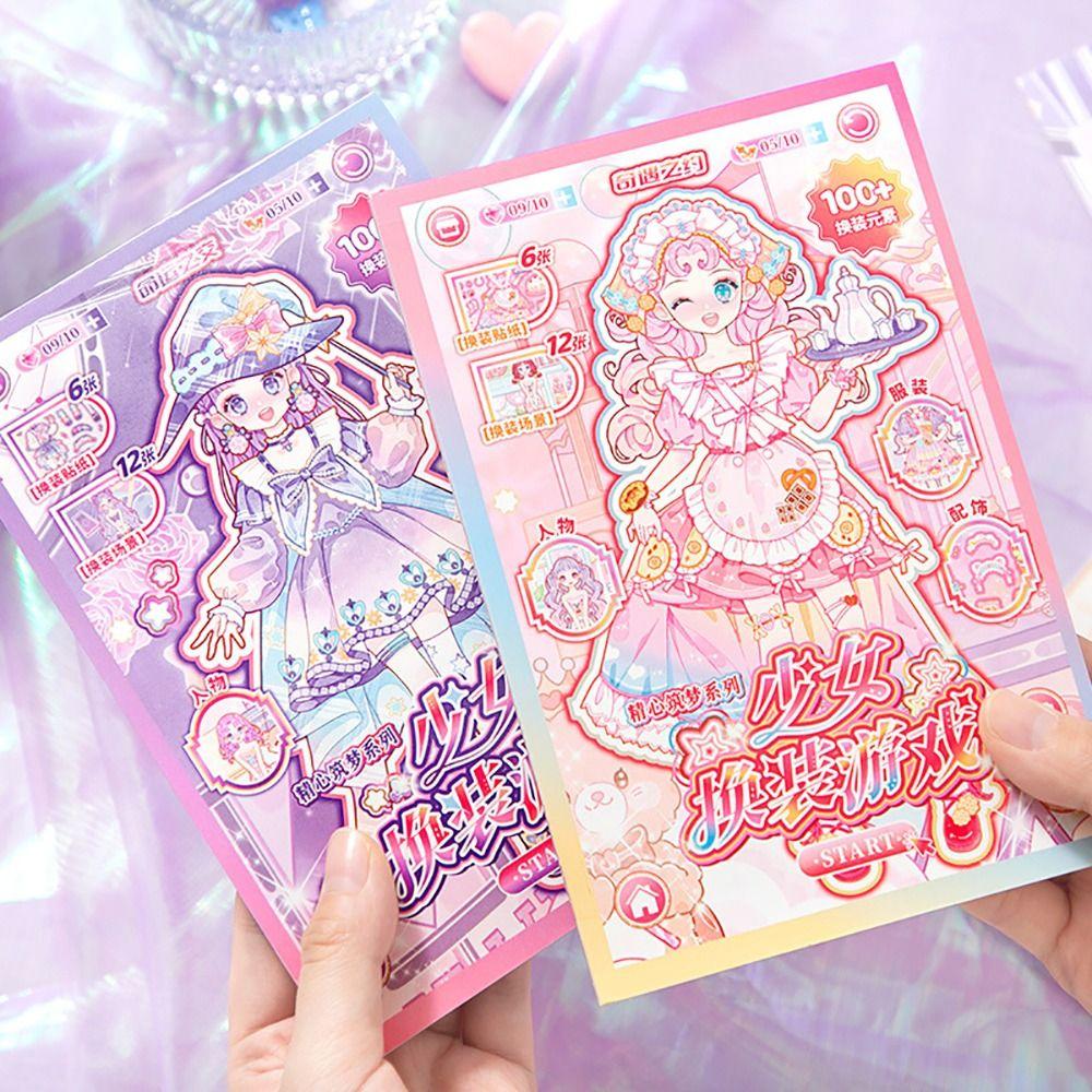 DIY Dress Up Sticker Cartoon Scrapbook Sticker Artistic Decorative Stickers