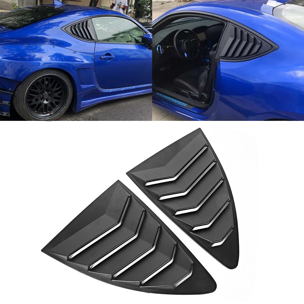 2pcs Rear Window Louvers Spoiler Panel Fit for Toyota 86 GT86 2013 2019