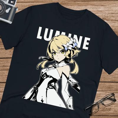Anime Lumine Genshin Impact  Size S - 5Xl Black Size S - 5XL Unisex T-Shirt