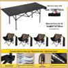 Kasiong Portable Outdoor Camping Table & Chair Sets