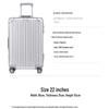 Qiao Xiuyuan 22-inch All-Aluminum Spinner Luggage