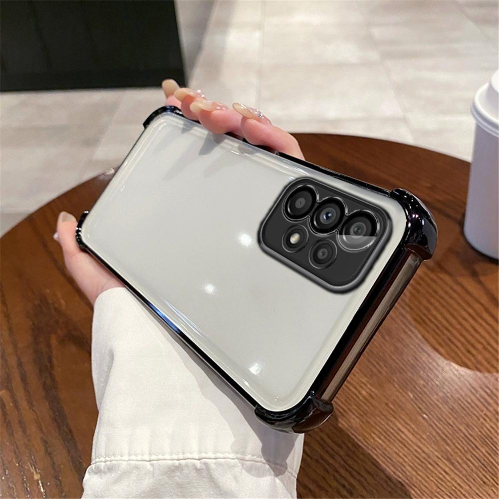 Luxury Shockproof Phone Case For Samsung A13 A23 A33 A53 A73 A12 A22 A32 A52 A52S A51 A02S A03S Core Clear Silicone Bumper Cover