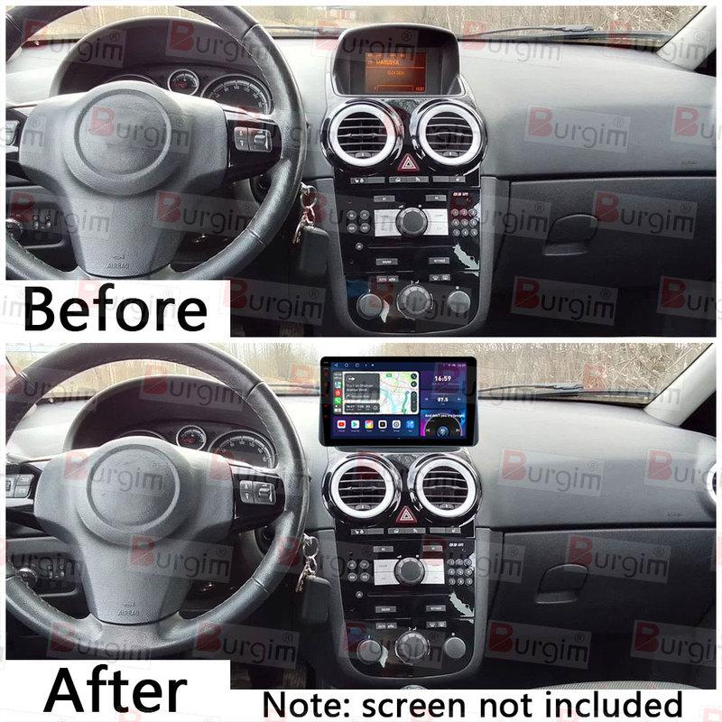 Car Radio Frame Fascias For Opel Corsa D Vauxhall Corsa D 2007-2012 9 Inch 2DIN Stereo Panel Harness Wire Canbus Box Power Cable