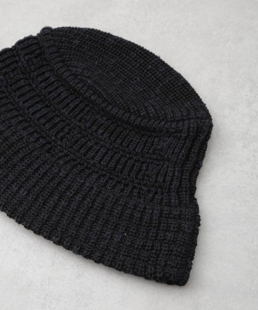 [Nano Universe] Hat RACALSpecial Order Mesh Line Knit Bucket Hat Men's F 021 L.Gray 670-5139046